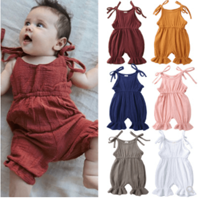 Baby Girl Clothes Jumpsuit - Summer Outfit