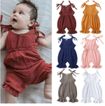 Load image into Gallery viewer, Baby Girl Clothes Jumpsuit - Summer Outfit
