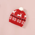 Load image into Gallery viewer, Knitted Christmas Baby Rompers - Long Sleeve w/ Hat
