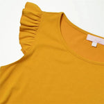 Load image into Gallery viewer, Maternity Summer Dresses Ruched Side with Capped Sleeves
