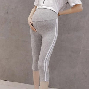 Maternity Summer Track Pants - Soft Breathable Material - 100% Cotton