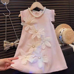 Load image into Gallery viewer, New Summer Flower Dress for Girls Perfect for Parties
