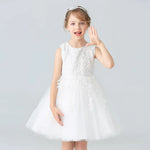 Load image into Gallery viewer, Lace Flower Girl Dress - Sleeveless Princess Dresses
