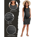 Load image into Gallery viewer, Summer Maternity floral print dress with Spaghetti Straps
