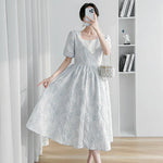 Load image into Gallery viewer, Summer Maternity Dress Short Sleeve and Square Collar
