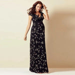 Load image into Gallery viewer, Floral Printed Short-Sleeved Maternity Dresses
