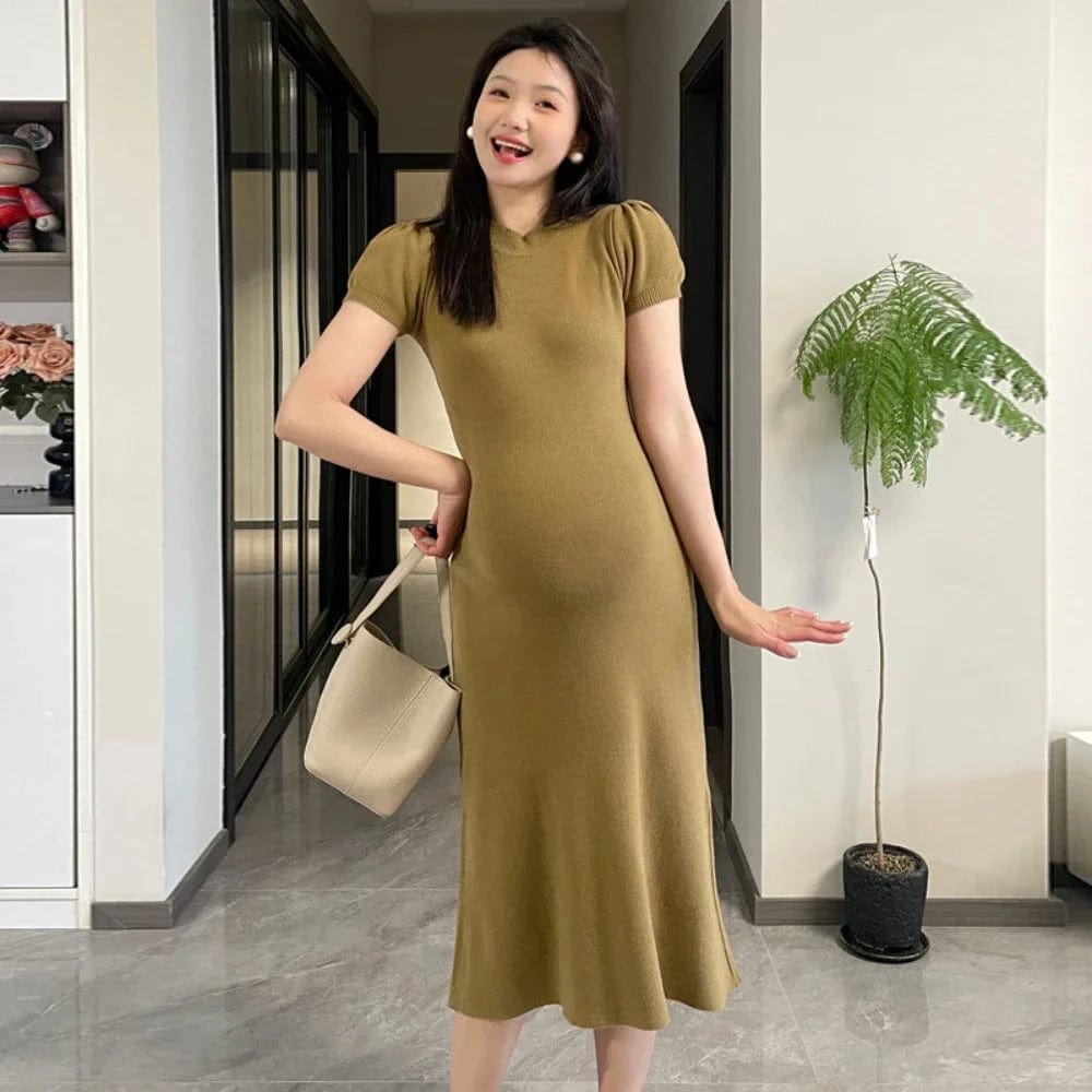 New Maternity Summer Knitted Dress