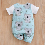 Load image into Gallery viewer, Cute Baby Girl or Boy Koala print Jumpsuit
