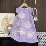 Load image into Gallery viewer, New Summer Flower Dress for Girls Perfect for Parties

