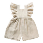 Load image into Gallery viewer, Baby Girl Rompers For Summer -  Jumpsuit with Adjustable Strap
