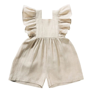 Baby Girl Rompers For Summer -  Jumpsuit with Adjustable Strap