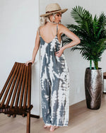 Load image into Gallery viewer, Maternity Summer Jumpsuit, sexy wide leg pants
