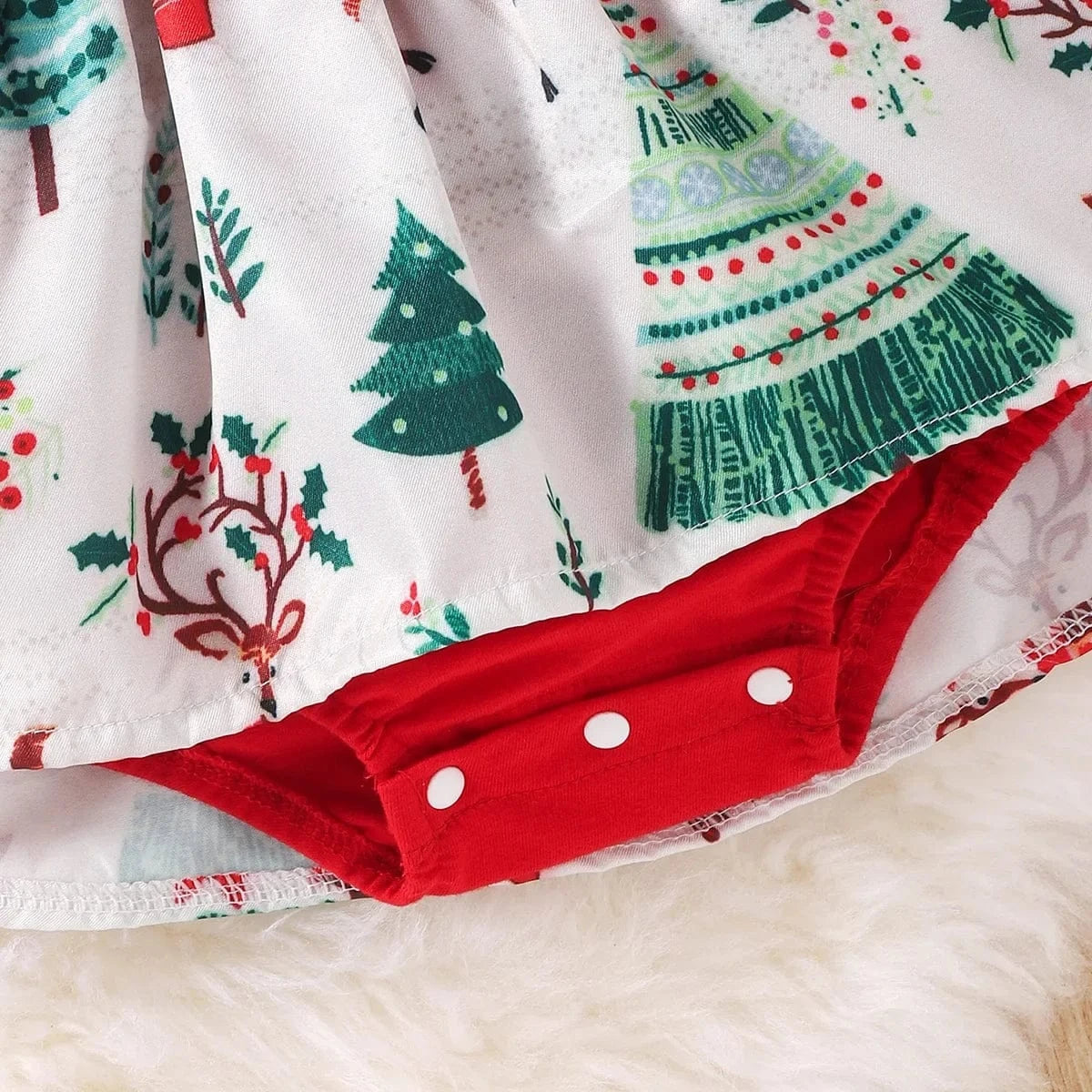 Baby Girl Christmas Rompers