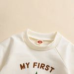 Load image into Gallery viewer, Baby Boy 1st Christmas  Romper with Long Sleeve
