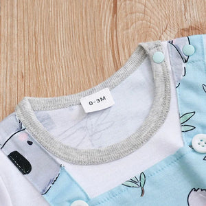 Cute Baby Girl or Boy Koala print Jumpsuit