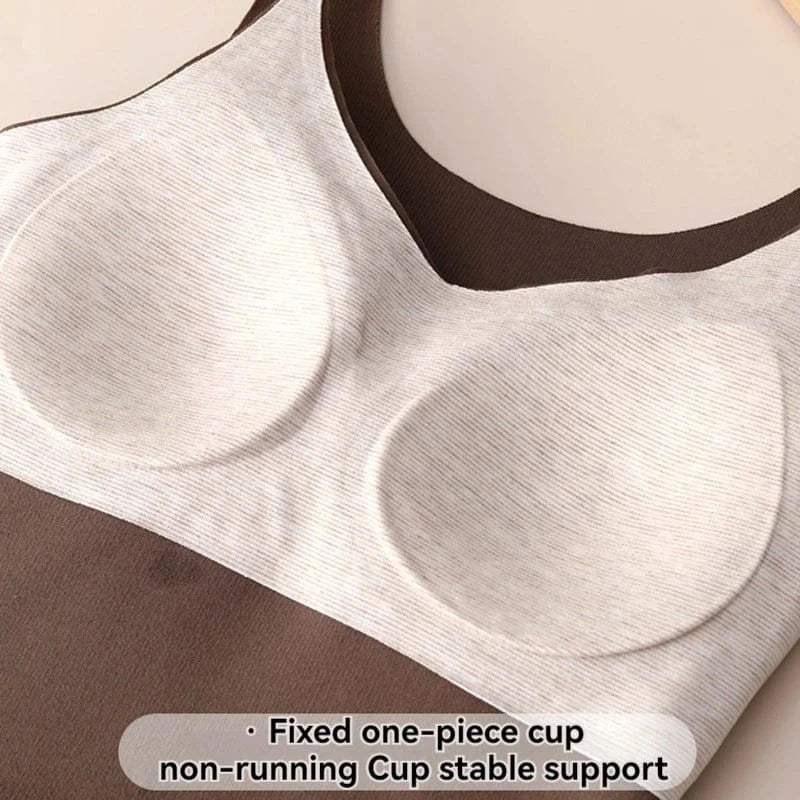 Woman Maternity Breastfeeding Camisole with Built in Bra