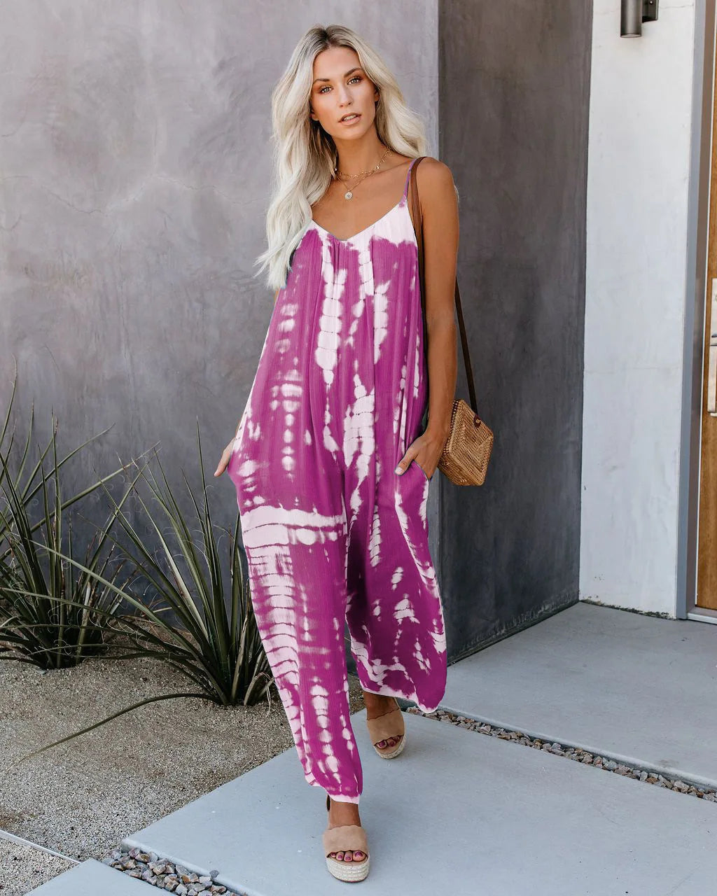 Maternity Summer Jumpsuit, sexy wide leg pants
