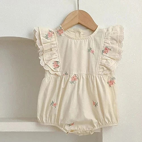 Summer Baby Girl Bodysuits - Sleeveless
