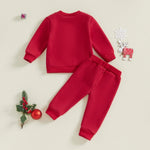 Load image into Gallery viewer, Christmas Baby Boy or Girl Reindeer w/Long Sleeve includes the Top &amp; Pants
