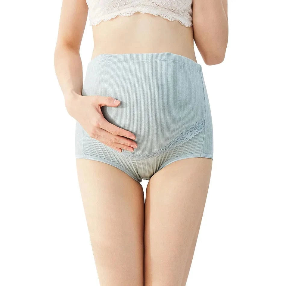 Extra Comfort Maternity Underwear With High Waist Cotton Fabric