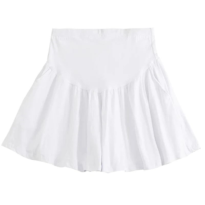 Summer Wide Legs Maternity High Waist Short