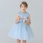 Load image into Gallery viewer, Lace Flower Girl Dress - Sleeveless Princess Dresses
