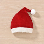 Load image into Gallery viewer, Christmas Infant Baby Girls Velvet Bodysuit Dress with Long Sleeve and Cap
