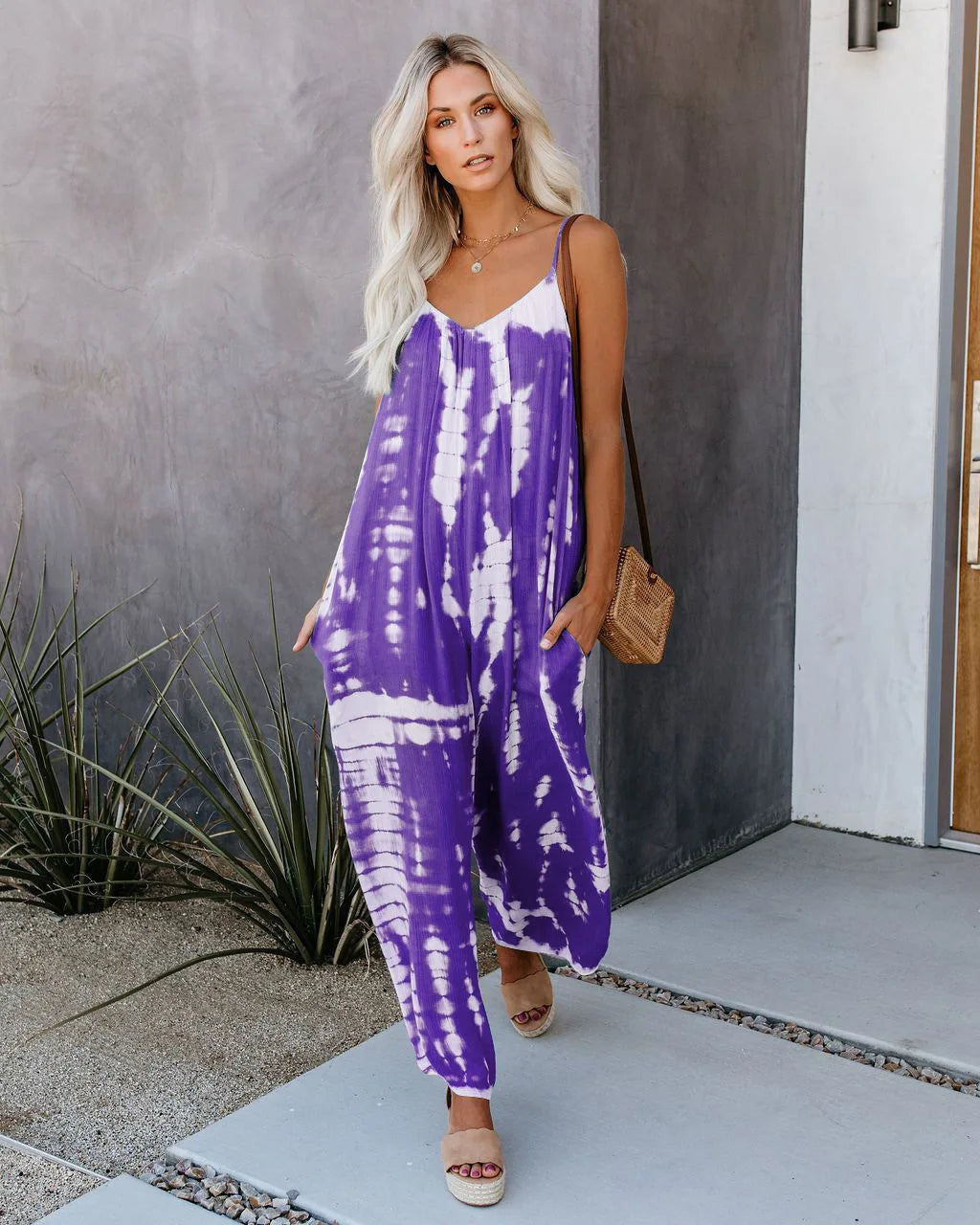 Maternity Summer Jumpsuit, sexy wide leg pants