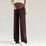 Load image into Gallery viewer, Fall Maternity Pants in Fleece Lined and Wide Leg
