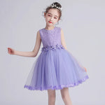 Load image into Gallery viewer, Girl's Tuille Dress, great for Weddings and Parties
