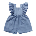 Load image into Gallery viewer, Baby Girl Rompers For Summer -  Jumpsuit with Adjustable Strap
