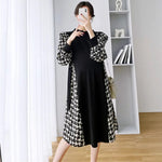 Load image into Gallery viewer, Maternity Dress Plaid Long Sleeve
