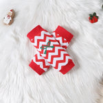 Load image into Gallery viewer, My First Christmas Baby Girl 4pcs Christmas Outfit
