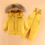 Load image into Gallery viewer, Winter Baby Snowsuit w/Hooded - Down Jacket with Snow Pants
