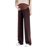 Load image into Gallery viewer, Fall Maternity Pants in Fleece Lined and Wide Leg
