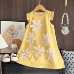Load image into Gallery viewer, New Summer Flower Dress for Girls Perfect for Parties
