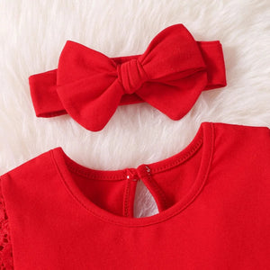 Baby Girl Christmas Rompers