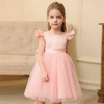 Load image into Gallery viewer, Flower Girl - Tulle Dress with Bow Great for weddings
