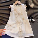Load image into Gallery viewer, New Summer Flower Dress for Girls Perfect for Parties

