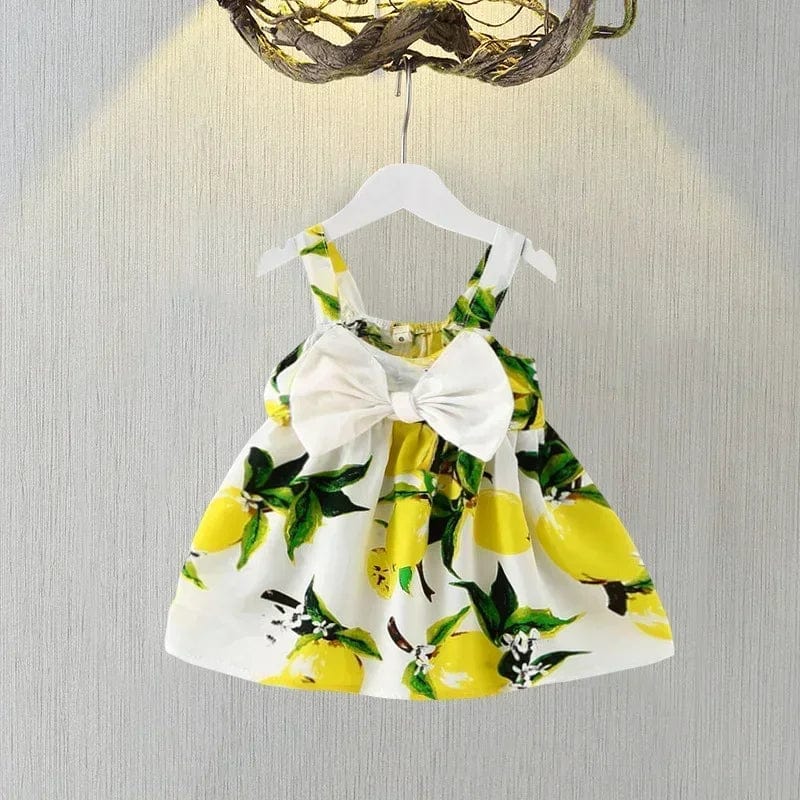 New Summer Baby Girl Dress with a Big Bow