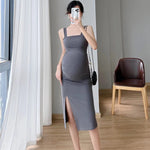 Load image into Gallery viewer, Summer Maternity Dress with Side Split
