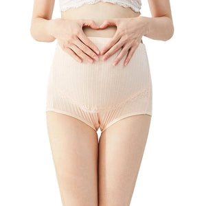 Extra Comfort Maternity Underwear With High Waist Cotton Fabric