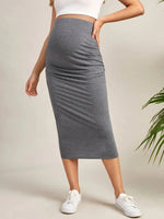 Load image into Gallery viewer, High Waist Maternity Pencil Skirt
