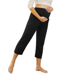 Load image into Gallery viewer, Wide Leg Maternity Yoga Capris with Pockets
