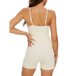 Load image into Gallery viewer, Maternity Ribbed One-Piece Swimsuit = High Stretch with Supportive Belly Band
