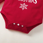 Load image into Gallery viewer, 3PC Christmas Set w/Long sleeves - Bodysuit, Bow and Checkered Pants - Baby Girl Holiday Set
