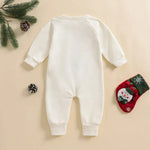 Load image into Gallery viewer, Baby Boy 1st Christmas  Romper with Long Sleeve
