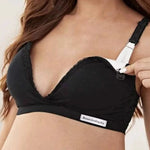 Load image into Gallery viewer, Maternity Nursing Bra with French Lace
