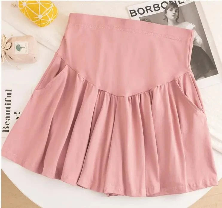 Summer Wide Legs Maternity High Waist Short