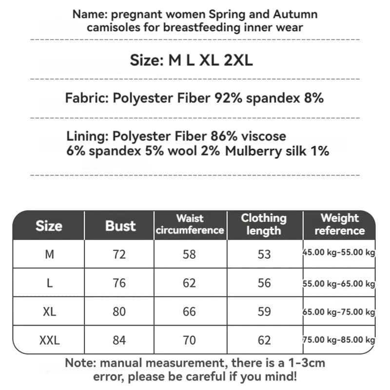 Woman Maternity Breastfeeding Camisole with Built in Bra